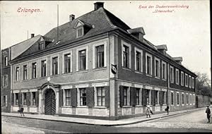 Studentika Ansichtskarte / Postkarte Erlangen in Mittelfranken, Haus der Studentenverbindung Utte...