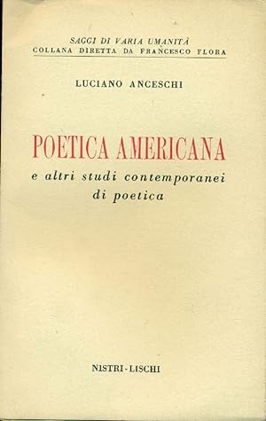 Poetica americana e altri studi contemporanei di poetica