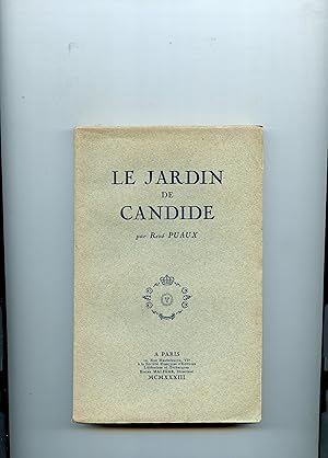 Bild des Verkufers fr LE JARDIN DE CANDIDE zum Verkauf von Librairie CLERC