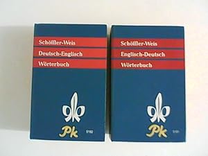 Seller image for Schffler-Weis Wrterbuch der englischen und deutschen Sprache ; Band 1 Englisch - Deutsch und Band 2 Deutsch - Englisch : Zwei Bnde. for sale by ANTIQUARIAT FRDEBUCH Inh.Michael Simon