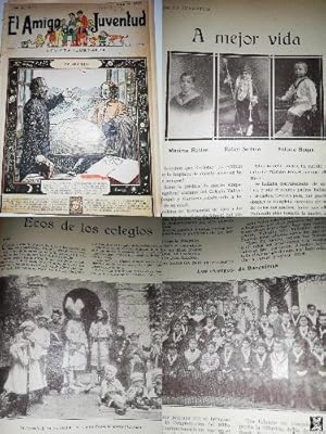 El amigo de la juventud. Año . II, Nº7 abril 1914: Maristas de Burgos, Moros y Cristianos Alcoy, ...