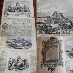 EL MUSEO UNIVERSAL: 1867 Año XI, Nº48: Madrid Iglesia Atocha cuartel de inválidos,auca aleluya pa...