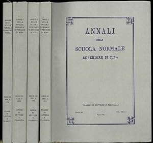 Annali della scuola normale superiore di Pisa. Classe di lettere e filosofia.