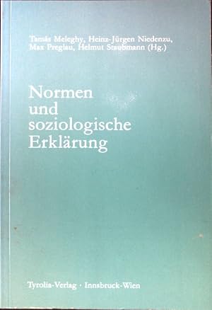 Immagine del venditore per Normen und soziologische Erklrung. venduto da books4less (Versandantiquariat Petra Gros GmbH & Co. KG)