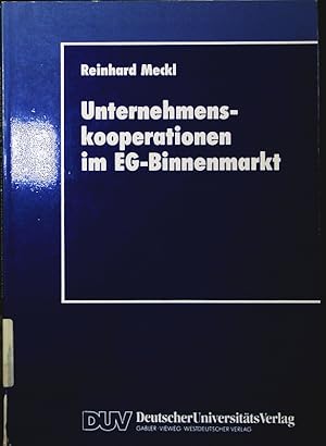 Immagine del venditore per Unternehmenskooperationen im EG-Binnenmarkt. venduto da Antiquariat Bookfarm