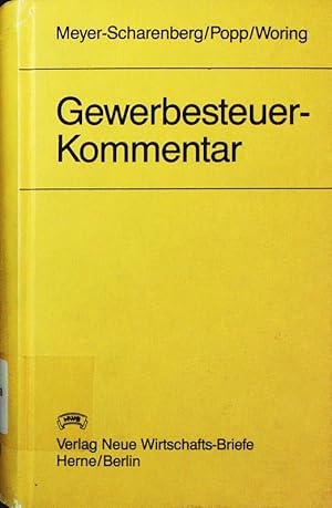 Imagen del vendedor de Gewerbesteuer-Kommentar. a la venta por Antiquariat Bookfarm
