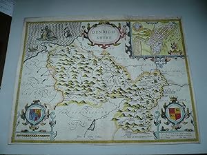 Denbighshire, map by John Speed, circa anno 1620 Artist Speed, John, 1542-1629. Description John ...