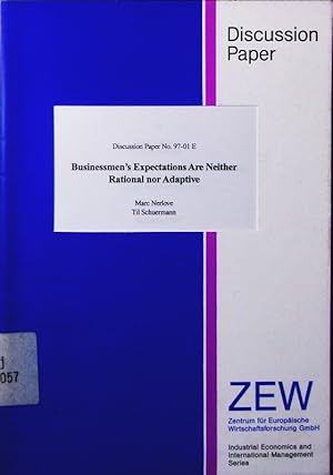 Image du vendeur pour Businessmen's expectations are neither rational nor adaptive. mis en vente par Antiquariat Bookfarm