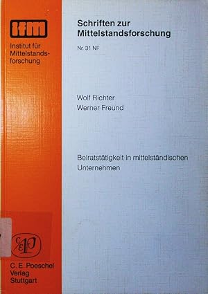 Seller image for Beiratsttigkeit in mittelstndischen Unternehmen. for sale by Antiquariat Bookfarm