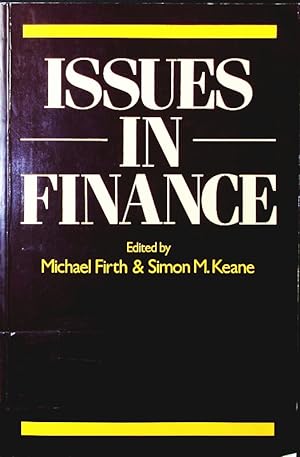 Seller image for Issues in finance. for sale by Antiquariat Bookfarm