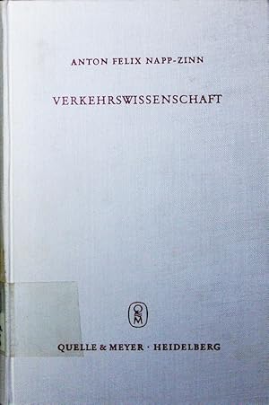 Image du vendeur pour Verkehrswissenschaft. mis en vente par Antiquariat Bookfarm