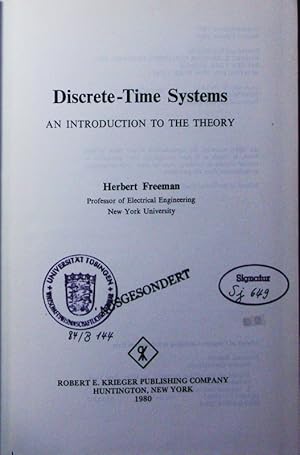 Immagine del venditore per Discrete-time systems. an introduction to the theory. venduto da Antiquariat Bookfarm