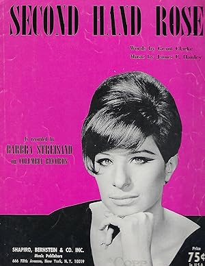 Image du vendeur pour Second Hand Rose: As recorded by Barbra Streisand on Columbia Records mis en vente par Vada's Book Store