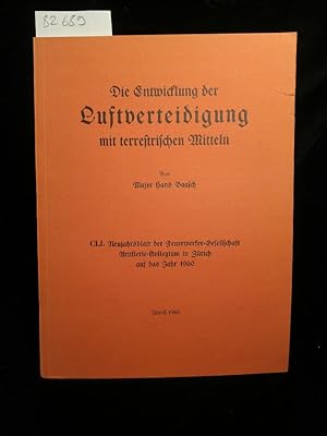 Seller image for Die Entwicklung der Luftverteidigung mit terrestrischen Mitteln for sale by ANTIQUARIAT Franke BRUDDENBOOKS
