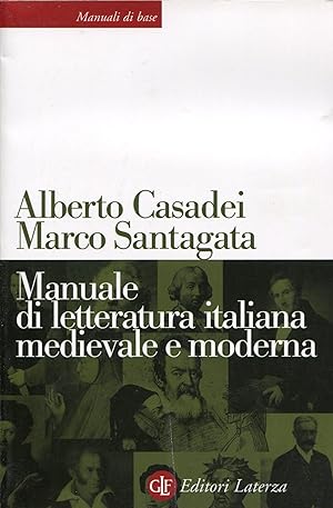 Imagen del vendedor de Manuale di letteratura italiana medievale e moderna a la venta por Studio Bibliografico Marini