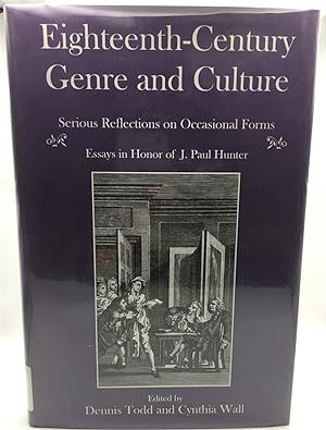 Eighteenth-Century Genre and Culture Serious Reflections on Occasional Forms : Essays in Honor of...