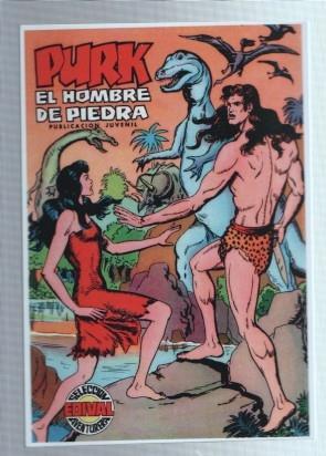 Bild des Verkufers fr Ficha/Cromo/Lamina etc: Purk el hombre de piedra, edicion formato vertical zum Verkauf von El Boletin