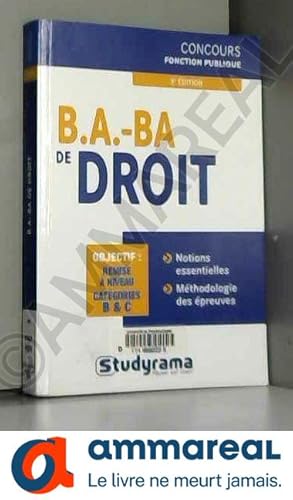 Seller image for B.A.-BA de droit for sale by Ammareal