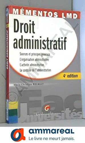 Seller image for Droit administratif for sale by Ammareal