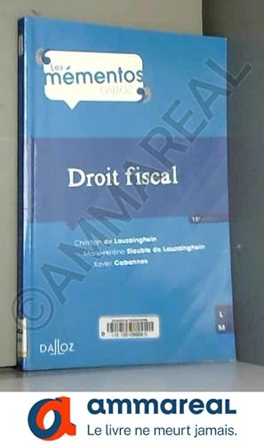 Bild des Verkufers fr Droit fiscal - 15e ed.: Mmentos zum Verkauf von Ammareal
