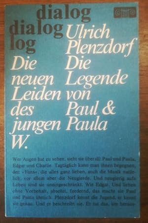 Bild des Verkufers fr Die Legende von Paul & Paula. Die neuen Leiden des jungen W. Ein Kino- und ein Bhnenstck. zum Verkauf von Antiquariat Bcheretage