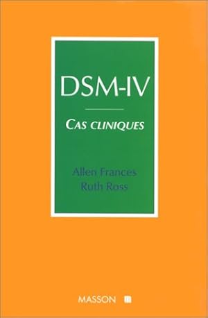 Bild des Verkufers fr DSM-IV : Cas cliniques zum Verkauf von Librairie du Bacchanal