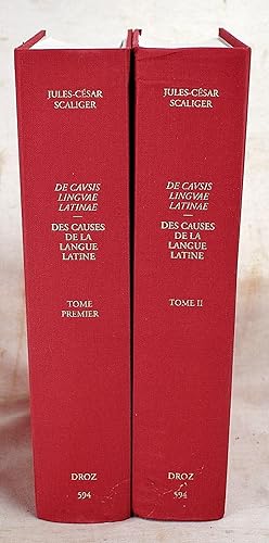 De Causis Linguae Latinae (2 tome set)