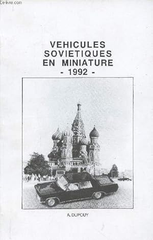Image du vendeur pour Vhicules sovitiques en miniature 1992 mis en vente par Le-Livre