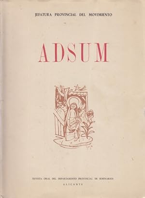 Imagen del vendedor de ADSUM N8. REVISTA ORAL DEL DEPARTAMENTO PROVINCIAL DE SEMINARIOS a la venta por Librera Vobiscum