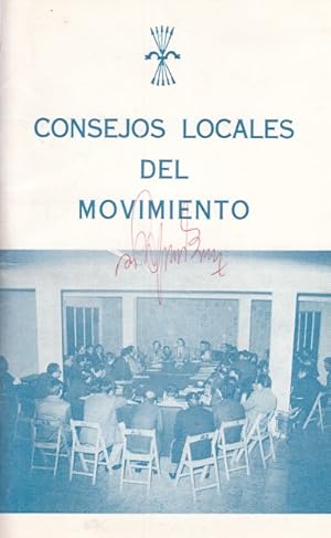 Imagen del vendedor de CONSEJOS LOCALES DEL MOVIMIENTO a la venta por Librera Vobiscum