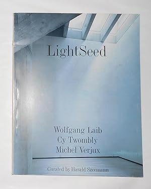 Seller image for Light Seed - Cy Twombly - Michael Verjux - Wolfgang Laib (Watari Museum of Contemporary Art, Tokyo 1 December 1990 - 24 February 1991) for sale by David Bunnett Books