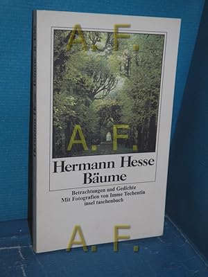 Bild des Verkufers fr Bume : Betrachtungen und Gedichte Mit Fotogr. von Imme Techentin. [Zsstellung d. Texte von Volker Michels] / Insel-Taschenbuch , 455 zum Verkauf von Antiquarische Fundgrube e.U.