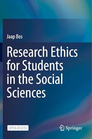 Bild des Verkufers fr Research Ethics for Students in the Social Sciences zum Verkauf von AHA-BUCH GmbH