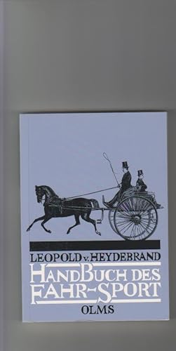 Imagen del vendedor de Handbuch des Fahrsport Mit einem Vorw. von Bert Petersen / Documenta hippologica a la venta por Elops e.V. Offene Hnde
