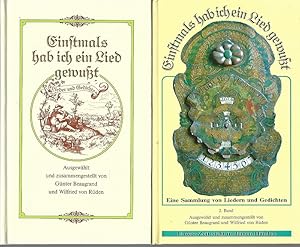 Bild des Verk�ufers f�r Unsere Zeit steht in deinen H�nden. Eine Sammlung von Liedern und Gedichten. Einstmals hab' ich ein Lied gewusst ; Band 1 und 2. zum Verkauf von Lewitz Antiquariat