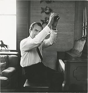 Seller image for Original photograph of Richard Nixon playing the piano, 1967 for sale by Royal Books, Inc., ABAA