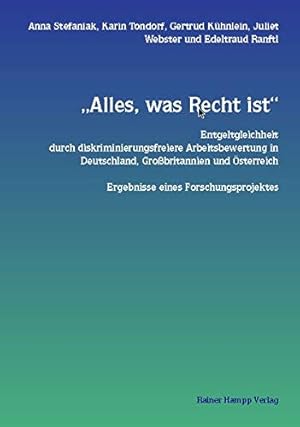 Bild des Verkufers fr 'Alles, was Recht ist': Ergebnisse eines Forschungsprojektes zum Verkauf von Gabis Bcherlager