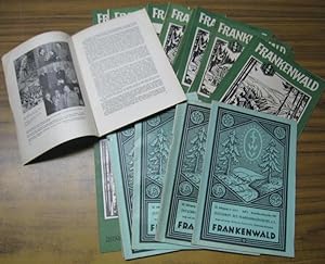 Seller image for Frankenwald: Konvolut mit 27 Heften der Jahre 1961 - 1979, 32. - 50. Jahrgang. Zeitschrift des Frankenwaldvereins e. V. - Monatsschrift fr Heimatpflege und Wandern. - Enthalten: 1961, Nr. 6 / 1962, 2 - 4 / 1963, 1 / 1964, 4 - 5 / 1965, 1, 2 und 5 / 1966, 2 und 4 / 1967, 1, 4 und 6 / 1968, 1, 2 und 4 / 1969, 2a / 1970: 2 und 3 / 1971, 5 / 1972, 2a / 1973: 5 / 1976, 4 / 1978, 3 / 1979, 3. for sale by Antiquariat Carl Wegner