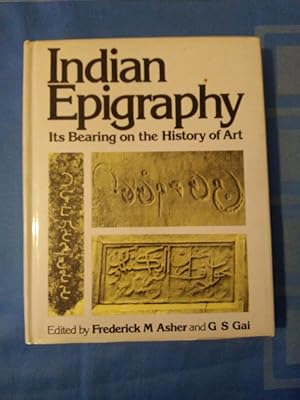 Seller image for Indian Epigraphy: Its Bearing on the History of Art. for sale by Antiquariat BehnkeBuch