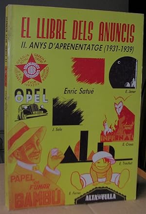 EL LLIBRE DELS ANUNCIS II. ANYS D'APRENENTATGE (1931-1939)