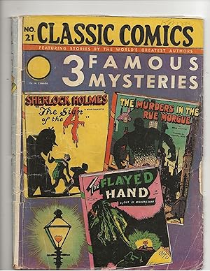Immagine del venditore per 3 Famous Mysteries Classics Illustrated #21 venduto da AcornBooksNH