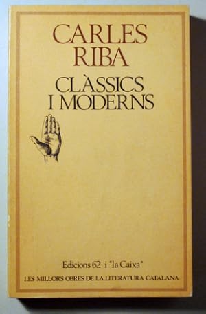 Seller image for CLSSICS I MODERNS - Barcelona 1979 for sale by Llibres del Mirall