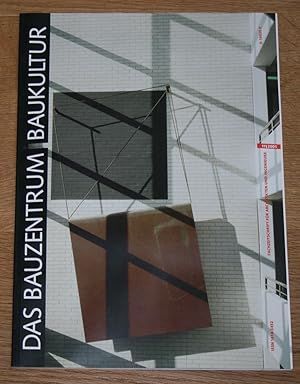 Image du vendeur pour Das Bauzentrum / Baukultur 11/2001. Fachzeitschrift fr Architekten und Bauingenieure. mis en vente par Antiquariat Gallenberger