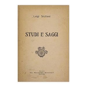 Luigi Siciliani - Studi e saggi