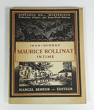 Image du vendeur pour Maurice Rollinat intime mis en vente par Librairie L'Autre sommeil