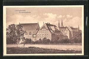Ansichtskarte Lüdinghausen, AUsblick zum St. Antoniuskloster