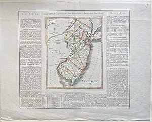 Image du vendeur pour Geograpisch-statistische und historische Charte von Neu-Jersey mis en vente par Argosy Book Store, ABAA, ILAB