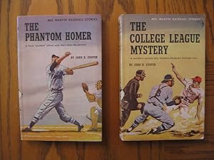 1950's Mel Martin Baseball Stories Two (2) Trade Paperback Book Lot, including: The Phantom Homer...