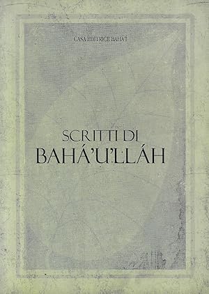 Scritti di Bahá'u'lláh