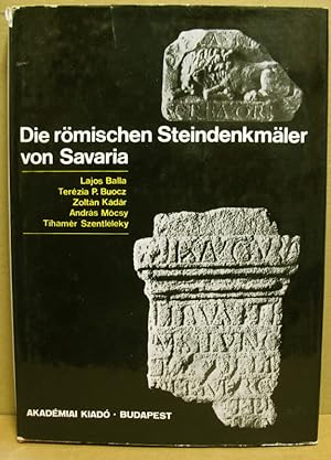 Imagen del vendedor de Die rmischen Steindenkmler von Savaria. a la venta por Nicoline Thieme